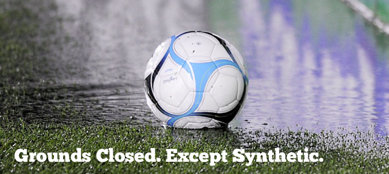 Wet Weather Update Monday April 4th All turf sport fields are closed. Next update Monday 04/04/22 at 2pm