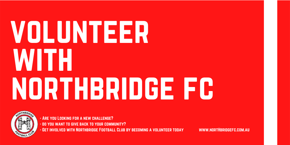 Become a Volunteer with Northbridge FC