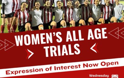 Women’s All Age Trials for 2025 – Wednesday, 16 & 23 October